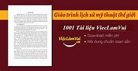 Đề Thi Môn Lịch Sử Mỹ Thuật Thế Giới